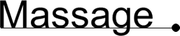 マッサージ